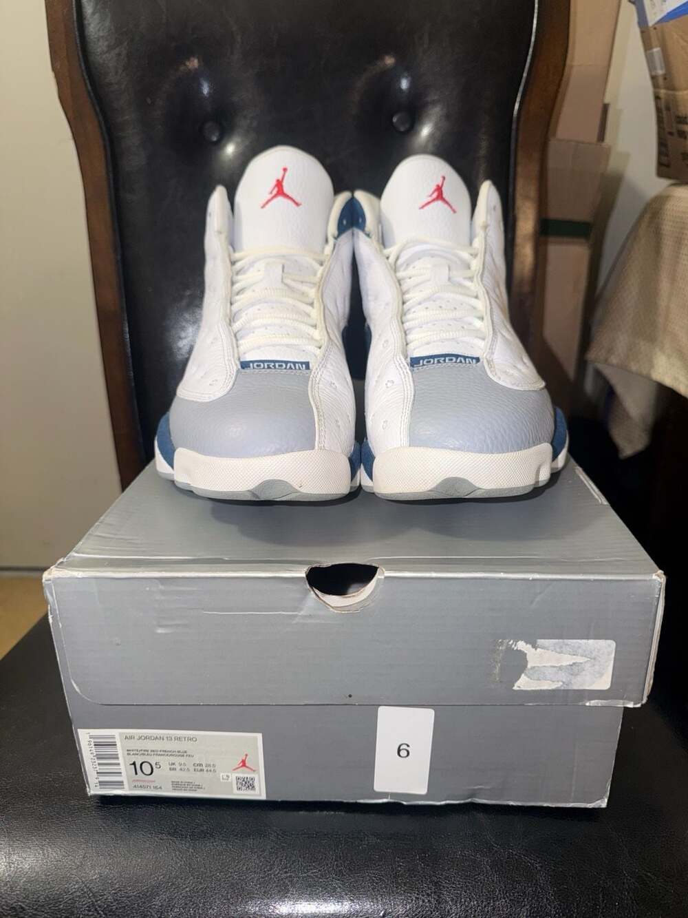 Nike Air Jordan 13 Retro French Blue Men's Shoes 414571-164 Mens Size 10.5